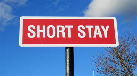 Short stay - 1. : providing a specified service for short periods of time. a short-stay car park. 2. : staying at a place (such as a hospital or nursing home) for a short period of time. short-stay …